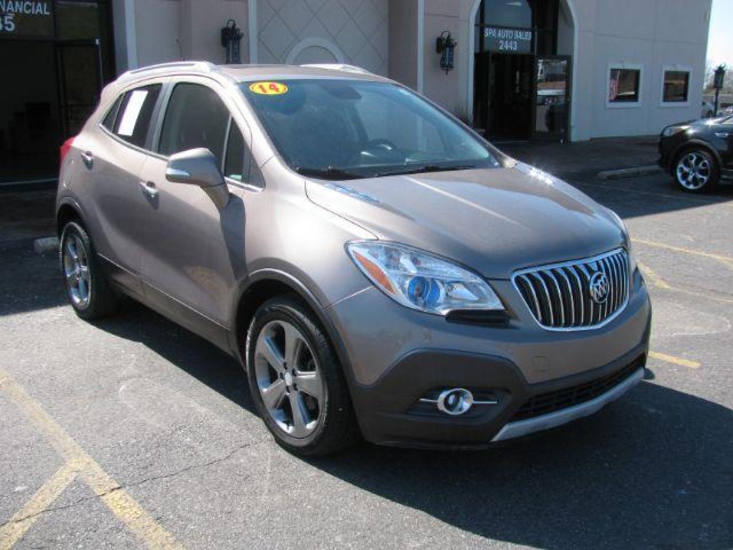 2014 Brown Buick Encore Leather FWD (KL4CJCSB7EB) with an 1.4L L4 DOHC 16V TURBO engine, 6-Speed Automatic transmission, located at 2443 Albert Pike, Hot Springs, AR, 71913, (501) 623-6255, 34.492222, -93.109993 - Photo#5