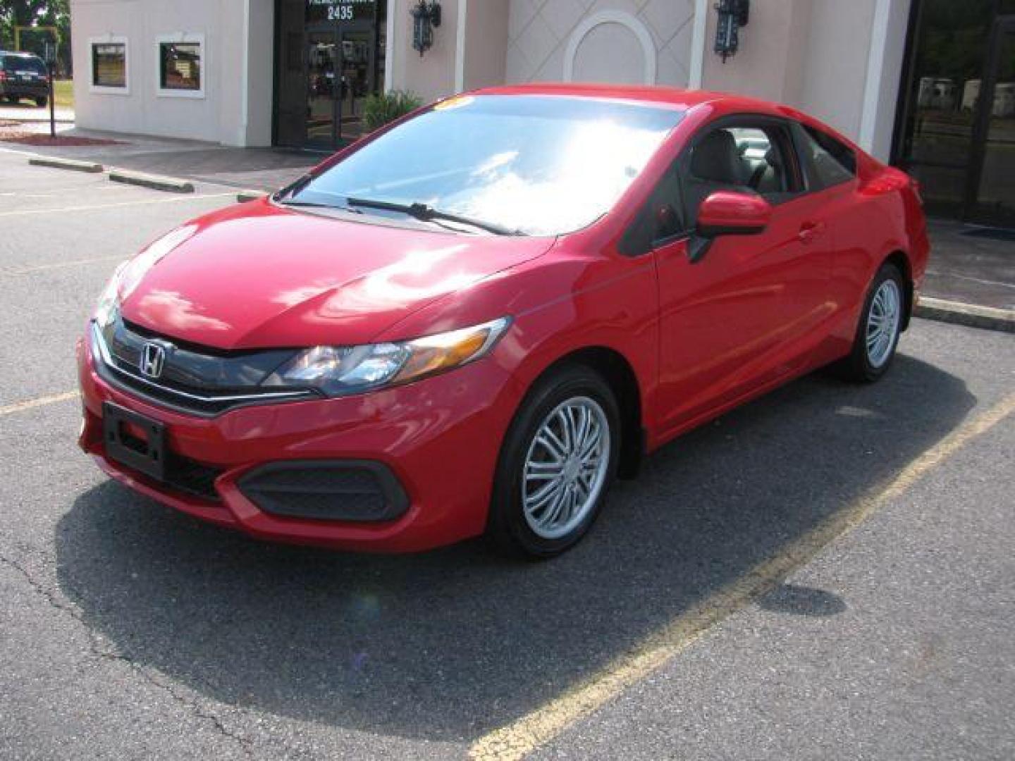 2014 Red Honda Civic LX Coupe CVT (2HGFG3B50EH) with an 1.8L L4 SOHC 16V engine, Continuously Variable Transmission transmission, located at 2443 Albert Pike, Hot Springs, AR, 71913, (501) 623-6255, 34.492222, -93.109993 - Photo#5