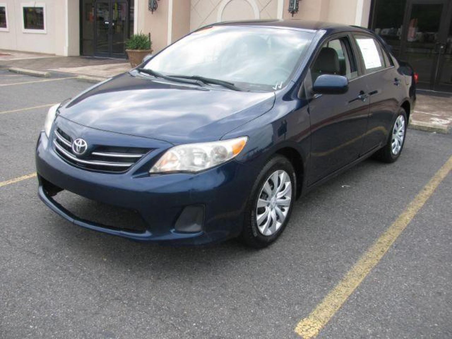 2013 Blue Toyota Corolla LE 4-Speed AT (5YFBU4EE4DP) with an 1.8L L4 DOHC 16V engine, 4-Speed Automatic transmission, located at 2443 Albert Pike, Hot Springs, AR, 71913, (501) 623-6255, 34.492222, -93.109993 - Photo#0