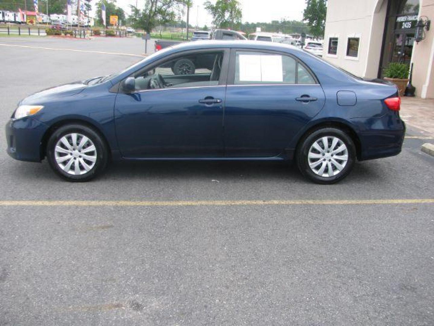 2013 Blue Toyota Corolla LE 4-Speed AT (5YFBU4EE4DP) with an 1.8L L4 DOHC 16V engine, 4-Speed Automatic transmission, located at 2443 Albert Pike, Hot Springs, AR, 71913, (501) 623-6255, 34.492222, -93.109993 - Photo#1