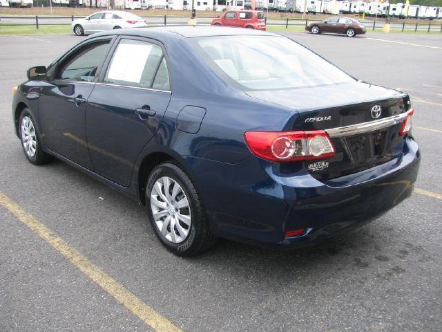 2013 Blue Toyota Corolla LE 4-Speed AT (5YFBU4EE4DP) with an 1.8L L4 DOHC 16V engine, 4-Speed Automatic transmission, located at 2443 Albert Pike, Hot Springs, AR, 71913, (501) 623-6255, 34.492222, -93.109993 - Photo#2