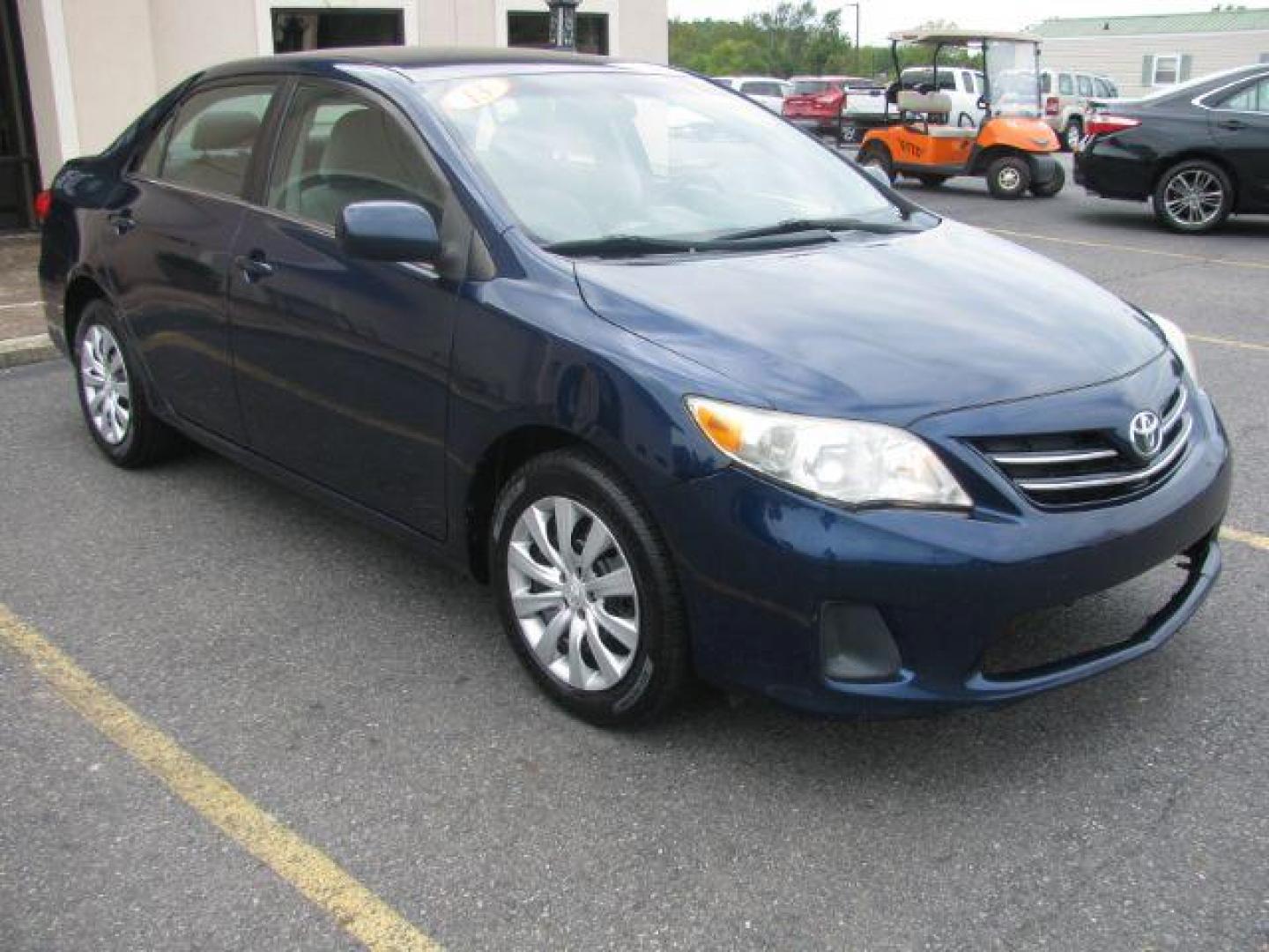 2013 Blue Toyota Corolla LE 4-Speed AT (5YFBU4EE4DP) with an 1.8L L4 DOHC 16V engine, 4-Speed Automatic transmission, located at 2443 Albert Pike, Hot Springs, AR, 71913, (501) 623-6255, 34.492222, -93.109993 - Photo#5