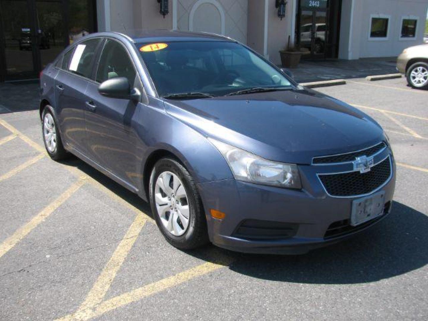 2014 Gray Chevrolet Cruze LS Auto (1G1PA5SH3E7) with an 1.8L L4 DOHC 16V FFV engine, 6-Speed Automatic transmission, located at 2443 Albert Pike, Hot Springs, AR, 71913, (501) 623-6255, 34.492222, -93.109993 - Photo#0