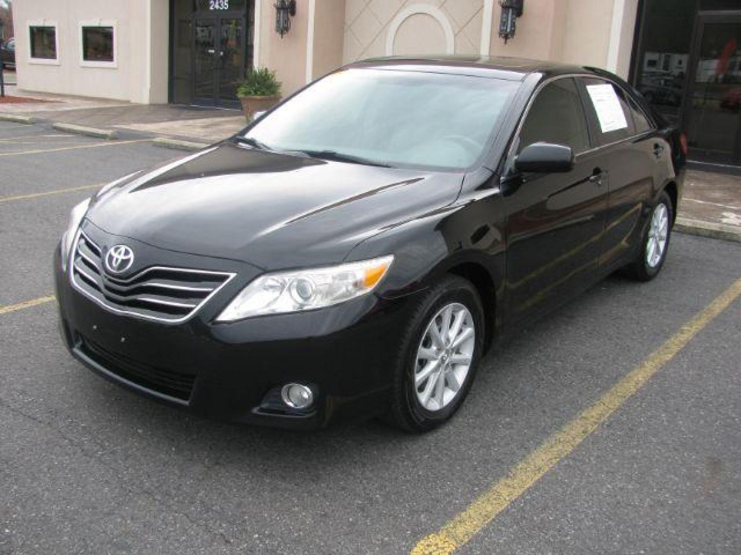 2011 Black Toyota Camry Base 6-Spd AT (4T4BF3EK4BR) with an 2.5L L4 DOHC 16V engine, 6-Speed Automatic transmission, located at 2443 Albert Pike, Hot Springs, AR, 71913, (501) 623-6255, 34.492222, -93.109993 - Photo#0