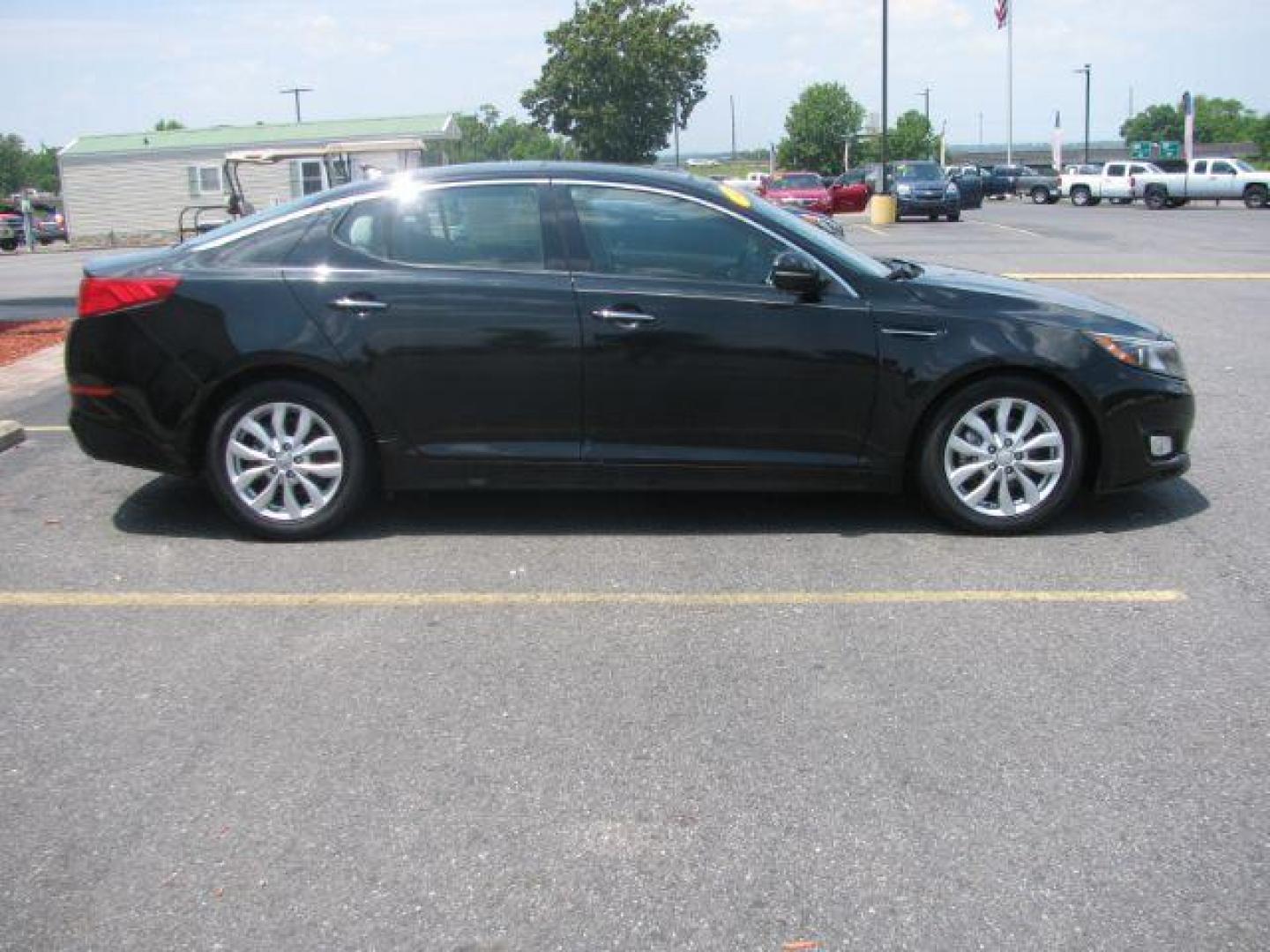 2014 Black Kia Optima EX (5XXGN4A73EG) with an 2.4L L4 DOHC 16V engine, 6-Speed Automatic transmission, located at 2443 Albert Pike, Hot Springs, AR, 71913, (501) 623-6255, 34.492222, -93.109993 - Photo#1