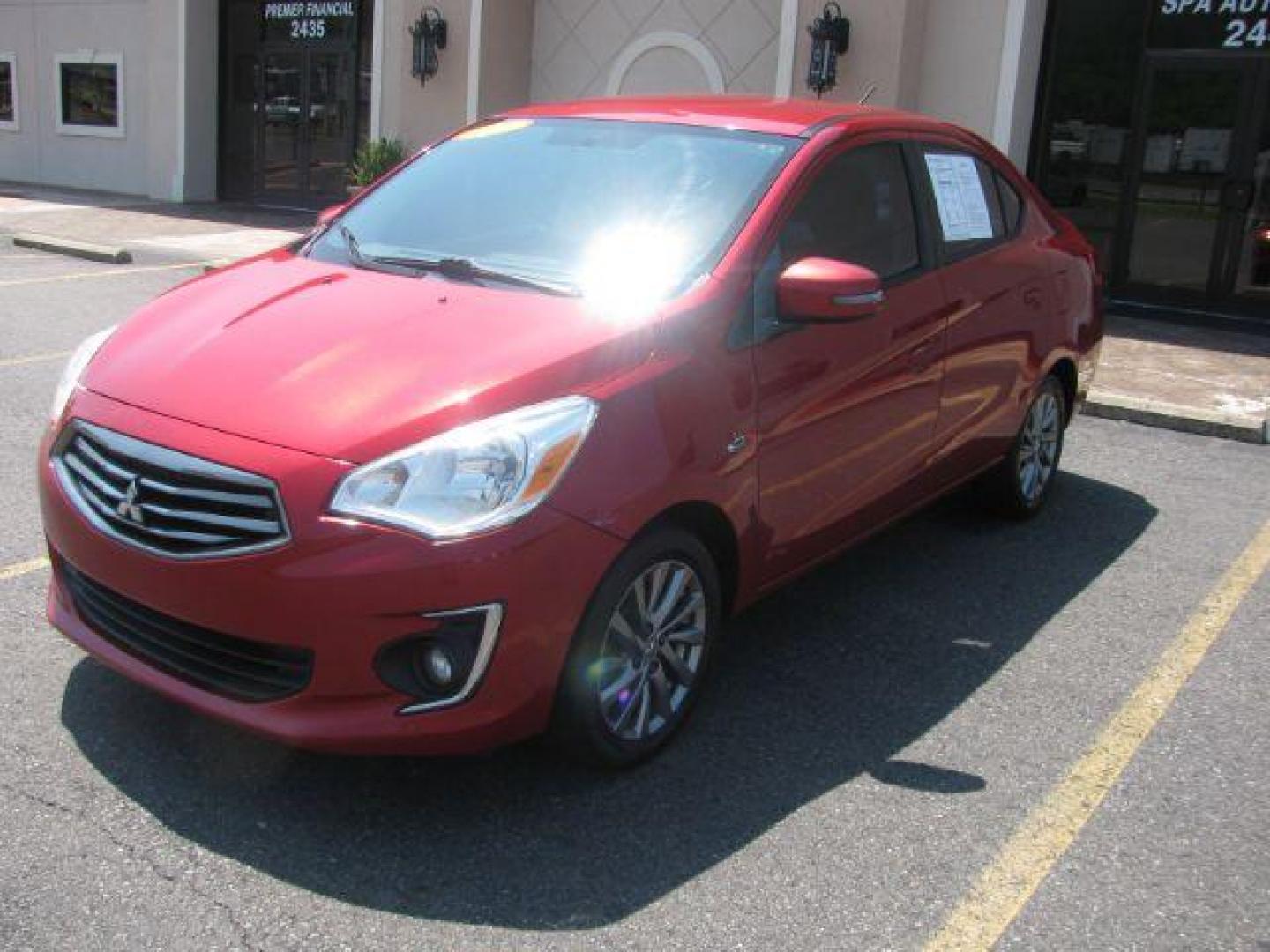 2017 Red Mitsubishi Mirage G4 SE CVT (ML32F4FJ8HH) with an 1.2L L3 DOHC engine, Continuously Variable Transmission transmission, located at 2443 Albert Pike, Hot Springs, AR, 71913, (501) 623-6255, 34.492222, -93.109993 - LISTED FEATURES MAY BE OPTIONAL AND NOT INCLUDED ON THIS VEHICLE!!! - Photo#5