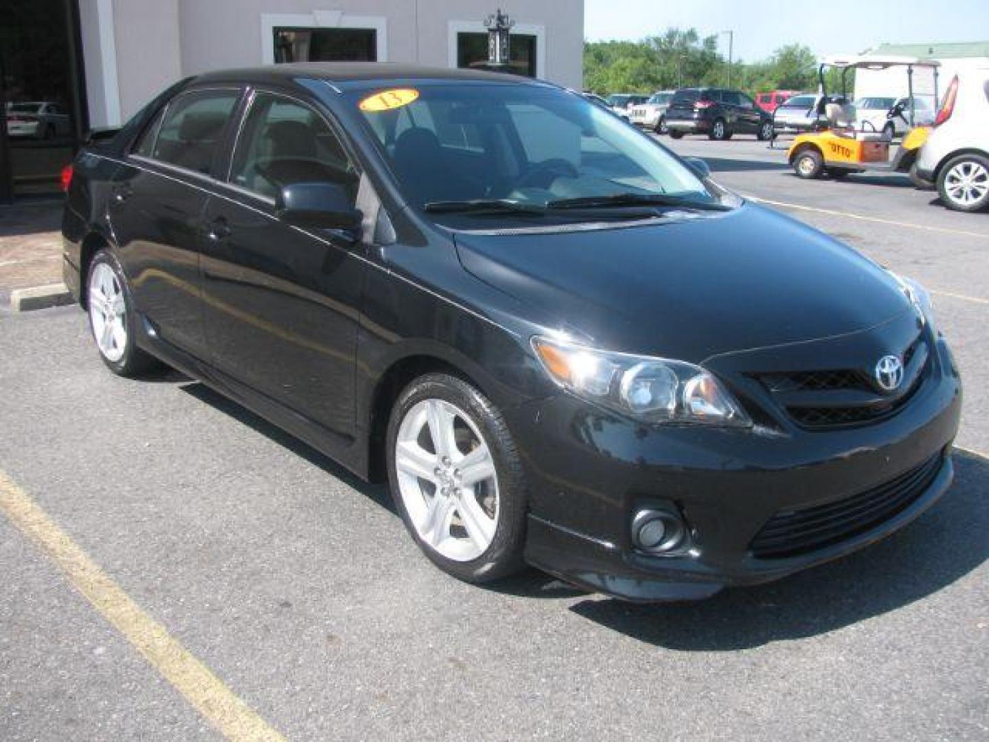 2013 Black Toyota Corolla S 4-Speed AT (5YFBU4EE1DP) with an 1.8L L4 DOHC 16V engine, 4-Speed Automatic transmission, located at 2443 Albert Pike, Hot Springs, AR, 71913, (501) 623-6255, 34.492222, -93.109993 - Photo#0