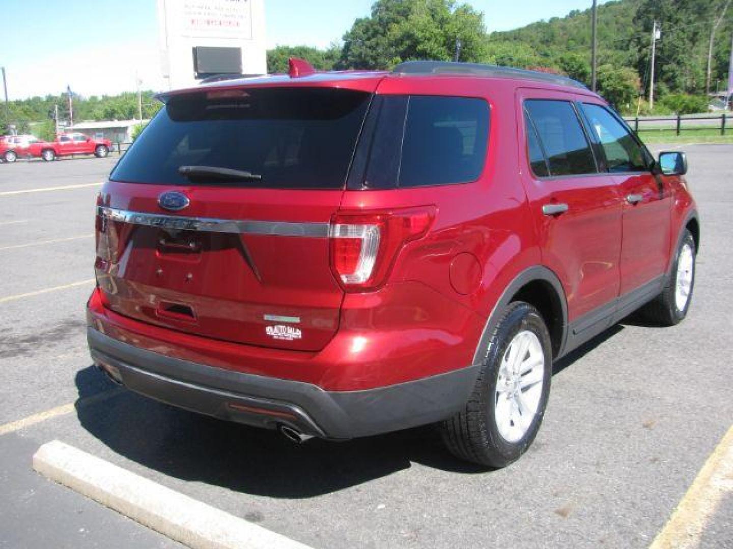 2017 Maroon Ford Explorer Base FWD (1FM5K7BH5HG) with an 2.3L L4 DOHC 16V engine, 6-Speed Automatic transmission, located at 2443 Albert Pike, Hot Springs, AR, 71913, (501) 623-6255, 34.492222, -93.109993 - Photo#2