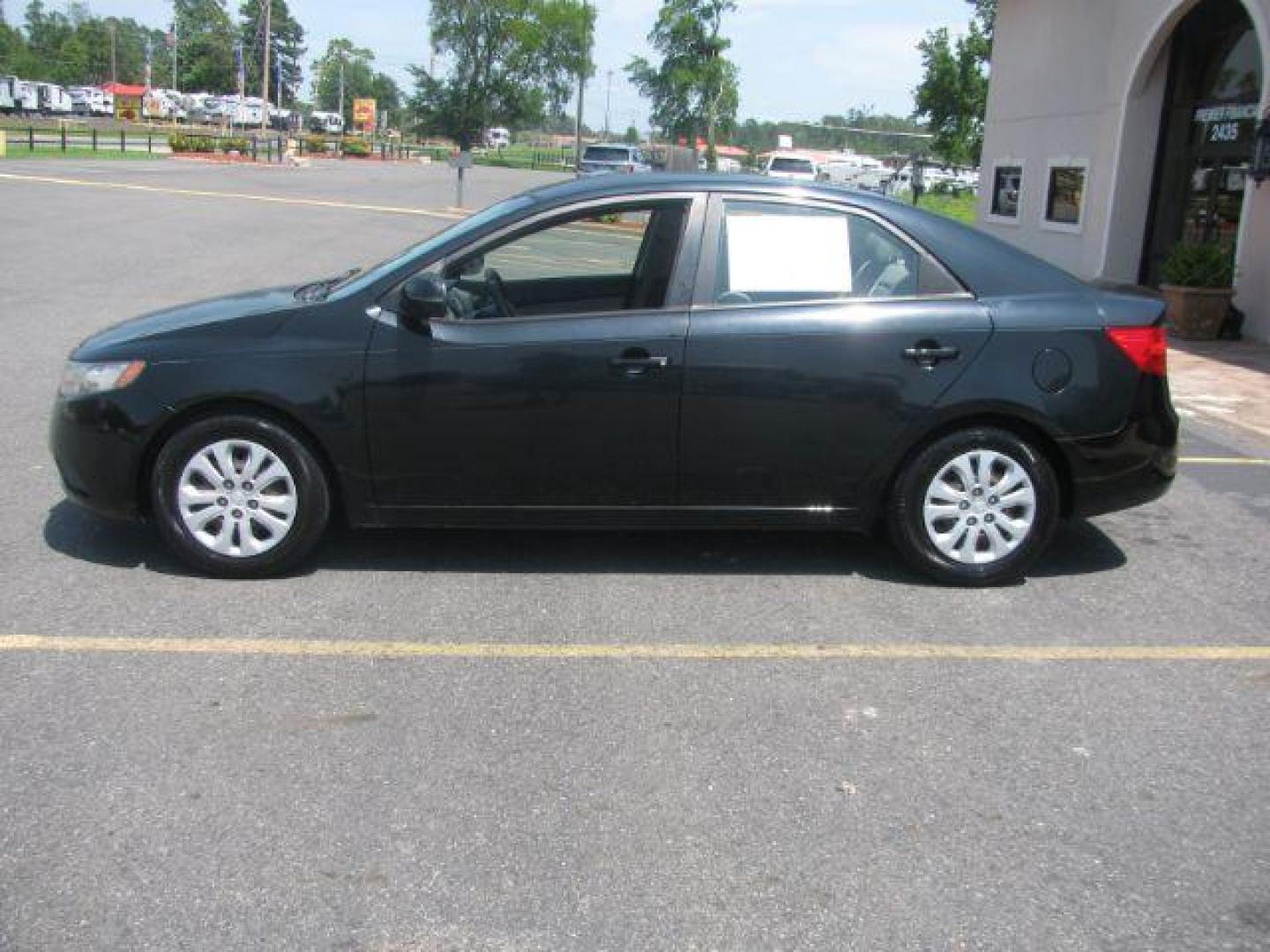 2012 Black Kia Forte EX (KNAFU4A28C5) with an 2.0L L4 DOHC 16V engine, located at 2443 Albert Pike, Hot Springs, AR, 71913, (501) 623-6255, 34.492222, -93.109993 - Photo#1