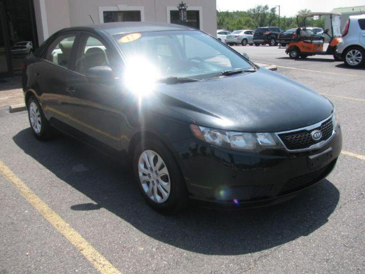 2012 Black Kia Forte EX (KNAFU4A28C5) with an 2.0L L4 DOHC 16V engine, located at 2443 Albert Pike, Hot Springs, AR, 71913, (501) 623-6255, 34.492222, -93.109993 - Photo#5