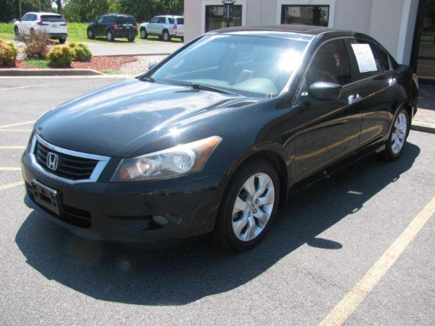 2010 Black Honda Accord EX-L V-6 Sedan AT (5KBCP3F81AB) with an 3.5L V6 SOHC 24V engine, 5-Speed Automatic transmission, located at 2443 Albert Pike, Hot Springs, AR, 71913, (501) 623-6255, 34.492222, -93.109993 - Photo#0