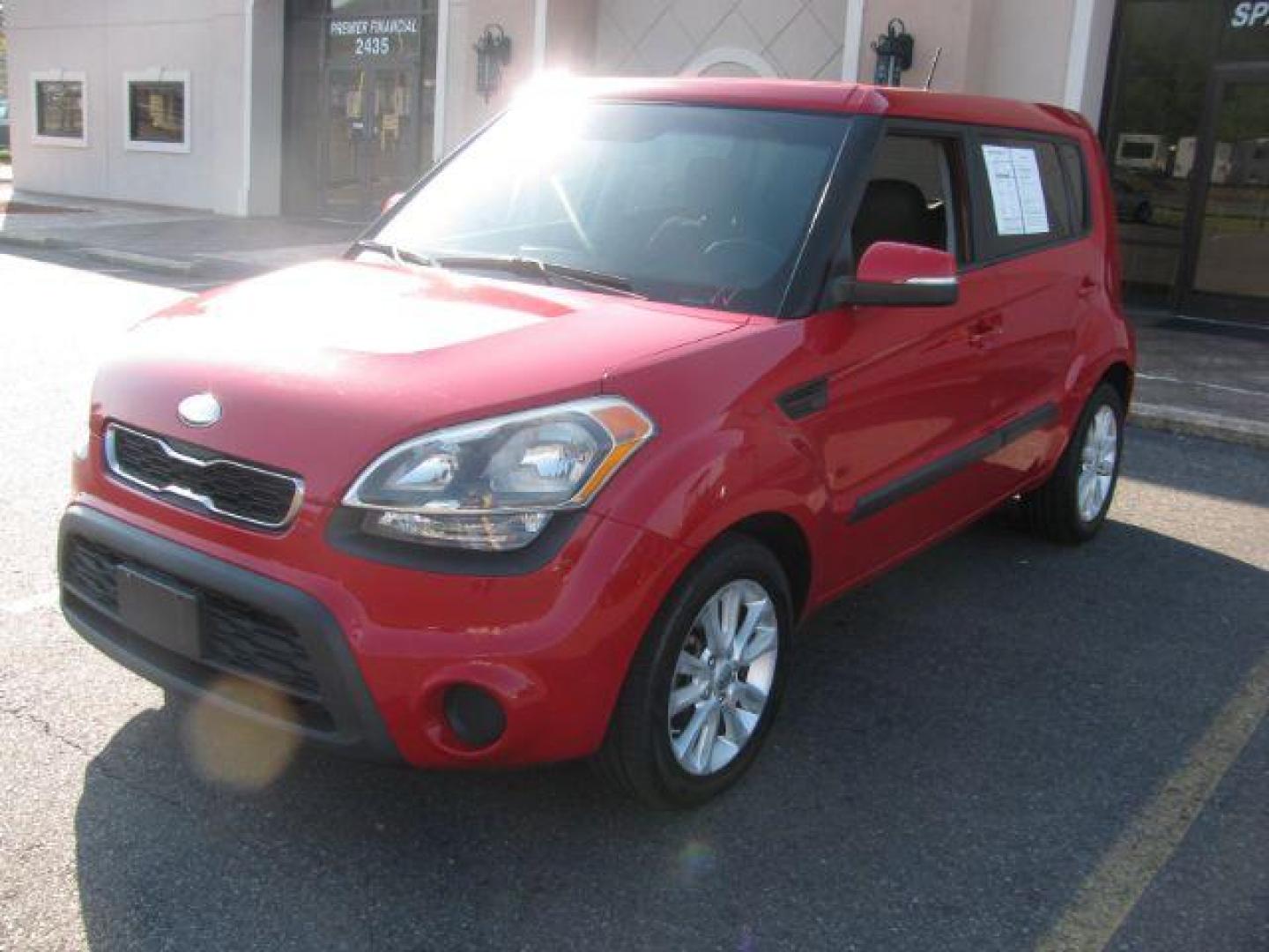 2013 Red Kia Soul + (KNDJT2A63D7) with an 2.0L L4 DOHC 16V engine, located at 2443 Albert Pike, Hot Springs, AR, 71913, (501) 623-6255, 34.492222, -93.109993 - Photo#5