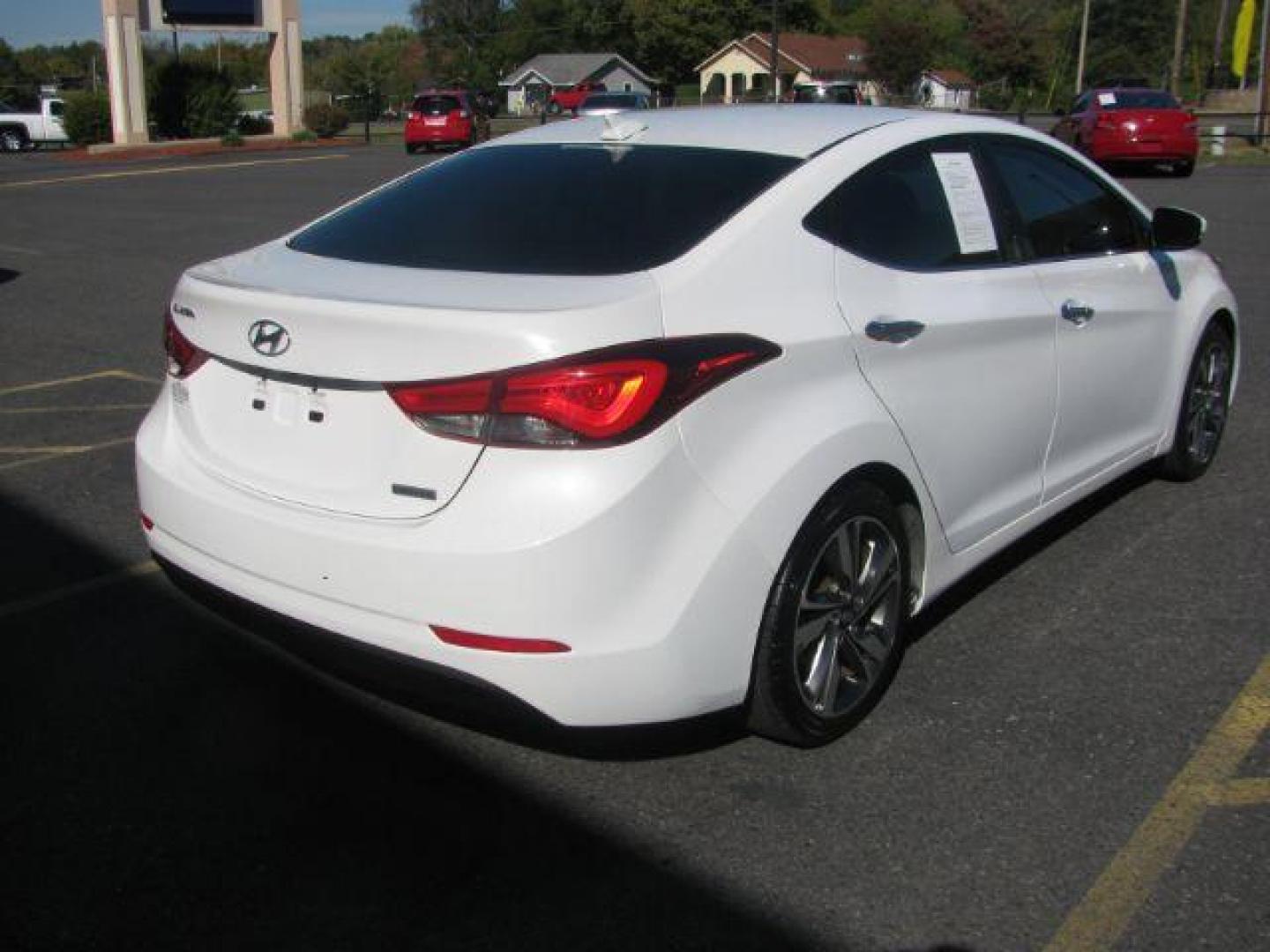 2014 White Hyundai Elantra Limited (5NPDH4AE2EH) with an 1.8L L4 DOHC 16V engine, 6-Speed Automatic transmission, located at 2443 Albert Pike, Hot Springs, AR, 71913, (501) 623-6255, 34.492222, -93.109993 - Photo#2