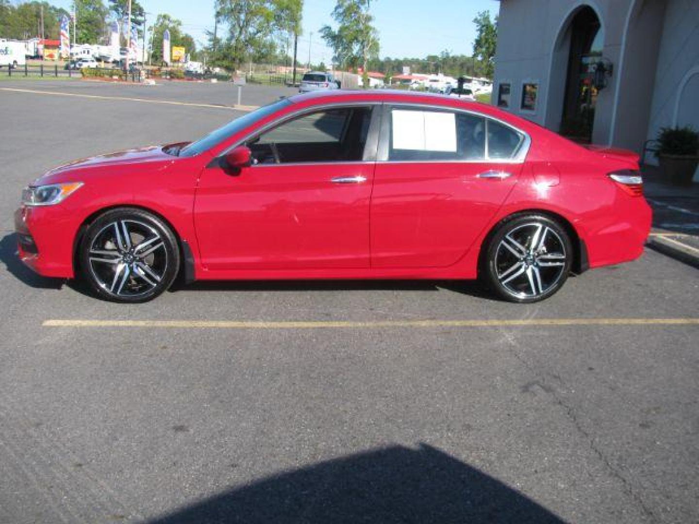 2017 Red Honda Accord Sport CVT (1HGCR2F53HA) with an 2.4L L4 DOHC 16V engine, Continuously Variable Transmission transmission, located at 2443 Albert Pike, Hot Springs, AR, 71913, (501) 623-6255, 34.492222, -93.109993 - Photo#1