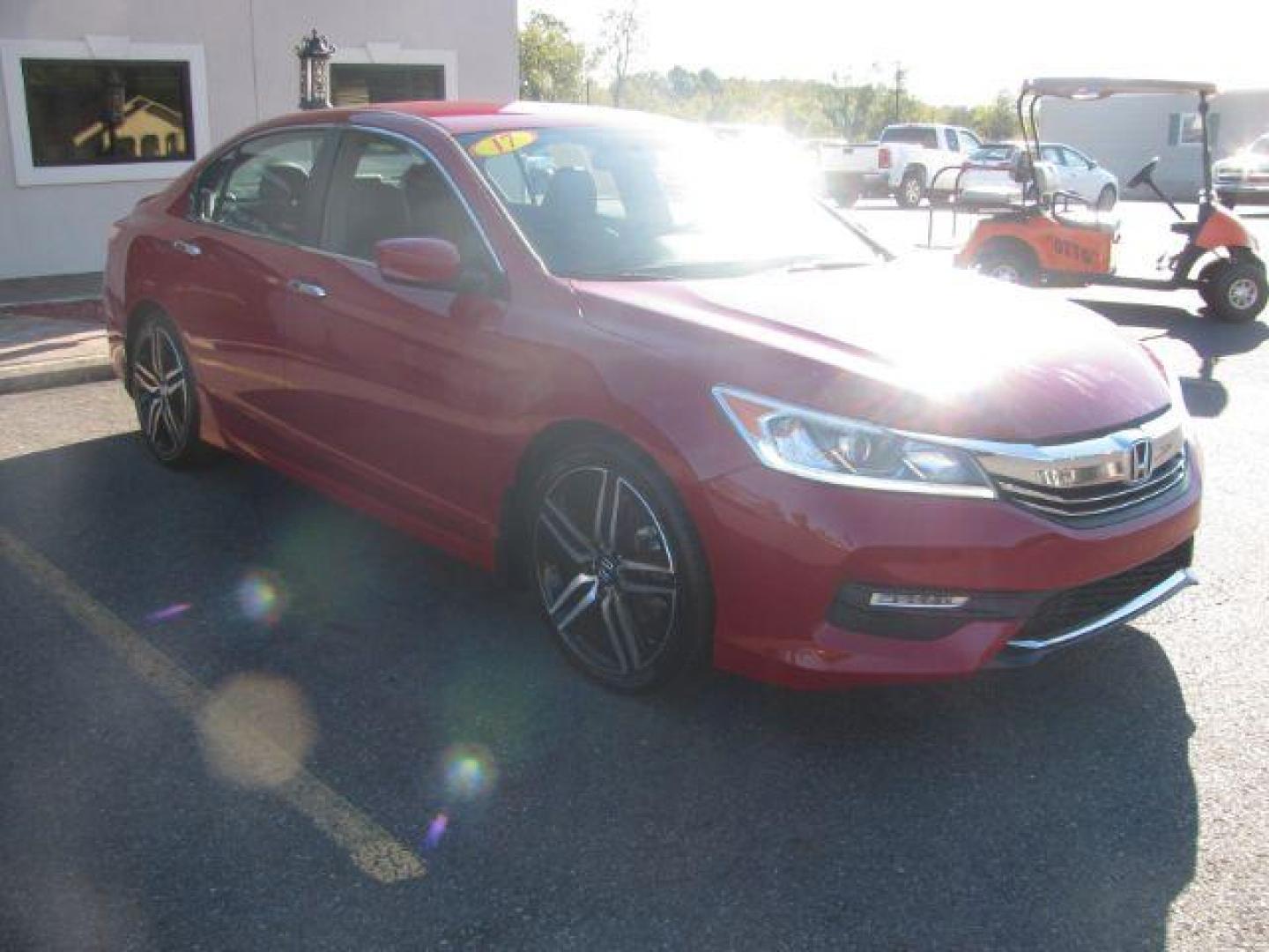 2017 Red Honda Accord Sport CVT (1HGCR2F53HA) with an 2.4L L4 DOHC 16V engine, Continuously Variable Transmission transmission, located at 2443 Albert Pike, Hot Springs, AR, 71913, (501) 623-6255, 34.492222, -93.109993 - Photo#5