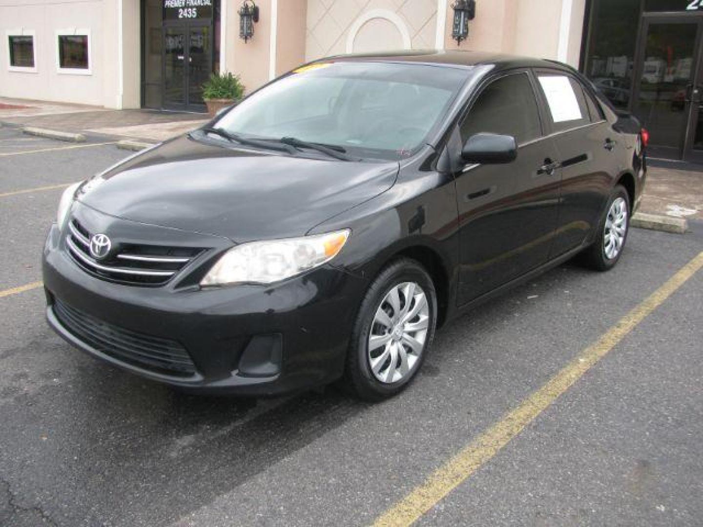 2013 Black Toyota Corolla LE 4-Speed AT (5YFBU4EE8DP) with an 1.8L L4 DOHC 16V engine, 4-Speed Automatic transmission, located at 2443 Albert Pike, Hot Springs, AR, 71913, (501) 623-6255, 34.492222, -93.109993 - LISTED FEATURES MAY BE OPTIONAL AND NOT INCLUDED ON THIS VEHICLE!!! - Photo#0