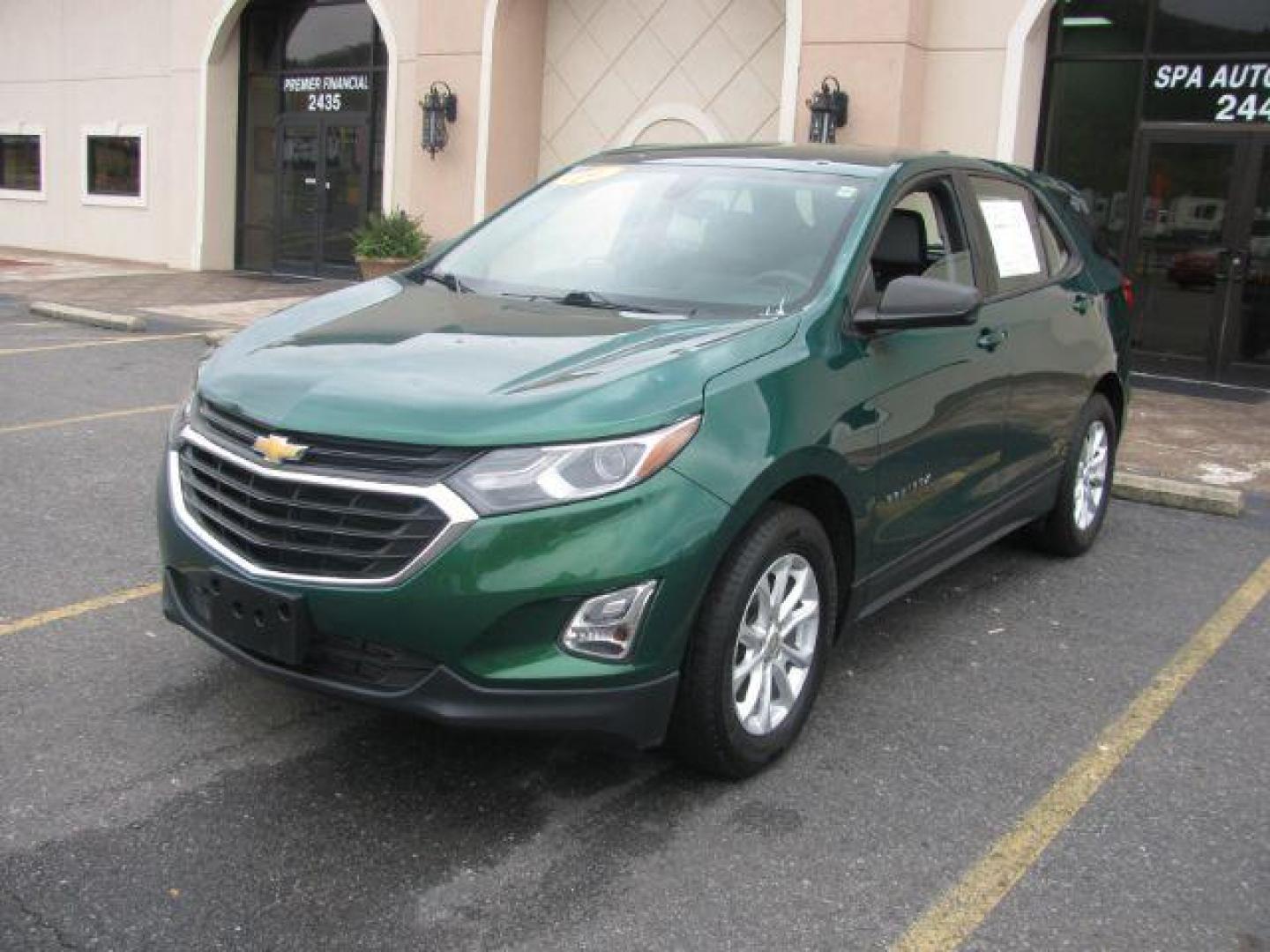 2019 Green Chevrolet Equinox LS 2WD (2GNAXHEV8K6) with an 1.5L L4 DIR DOHC 16V TURBO engine, 6-Speed Automatic transmission, located at 2443 Albert Pike, Hot Springs, AR, 71913, (501) 623-6255, 34.492222, -93.109993 - Photo#0