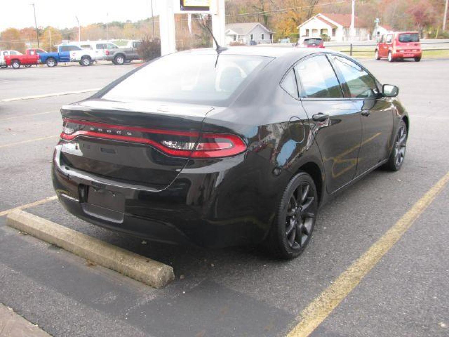 2015 Black Dodge Dart SE (1C3CDFAA5FD) with an 2.0L L4 DOHC 16V TURBO engine, located at 2443 Albert Pike, Hot Springs, AR, 71913, (501) 623-6255, 34.492222, -93.109993 - LISTED FEATURES MAY BE OPTIONAL AND NOT INCLUDED ON THIS VEHICLE!!! - Photo#3