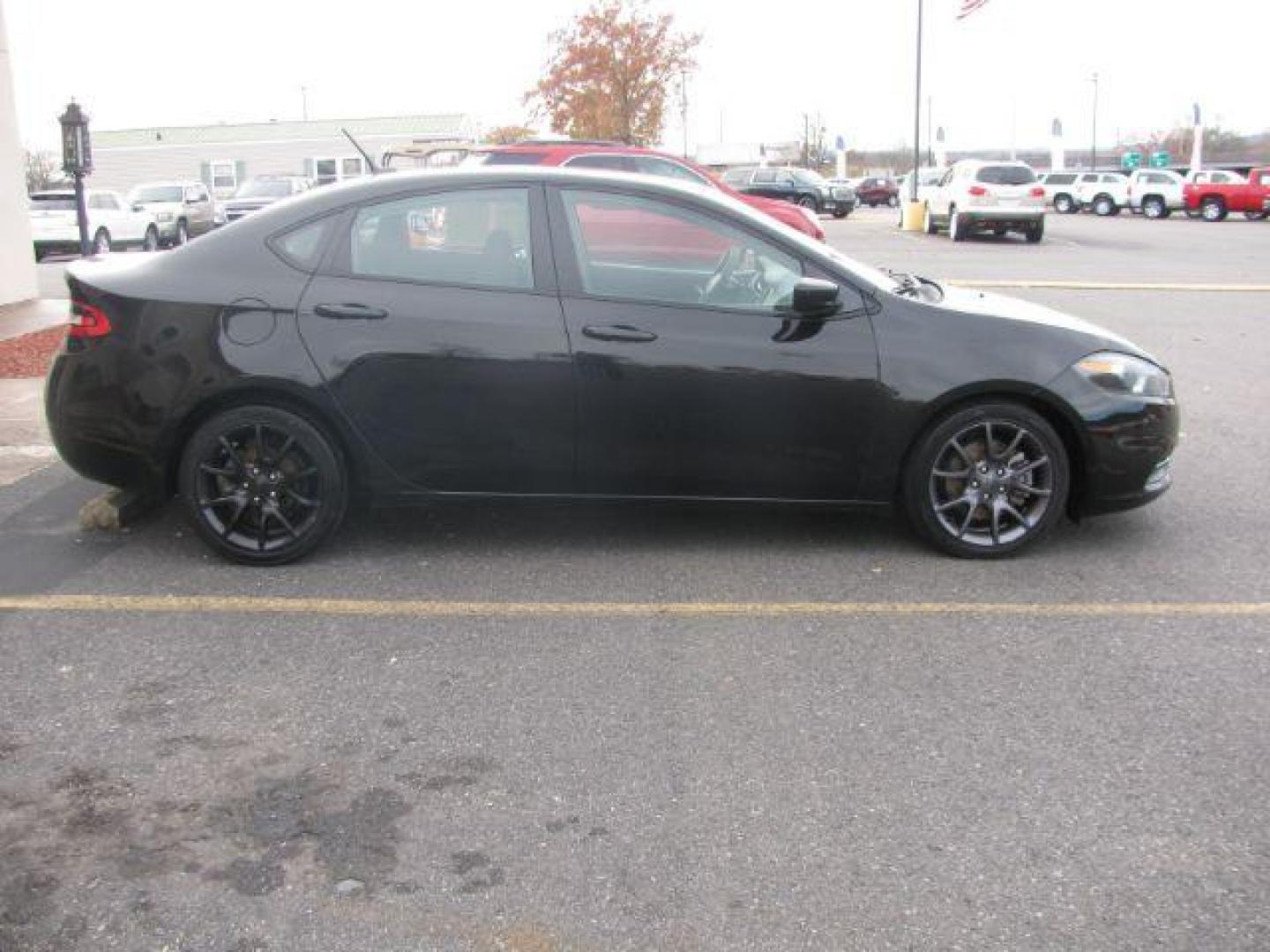 2015 Black Dodge Dart SE (1C3CDFAA5FD) with an 2.0L L4 DOHC 16V TURBO engine, located at 2443 Albert Pike, Hot Springs, AR, 71913, (501) 623-6255, 34.492222, -93.109993 - LISTED FEATURES MAY BE OPTIONAL AND NOT INCLUDED ON THIS VEHICLE!!! - Photo#4