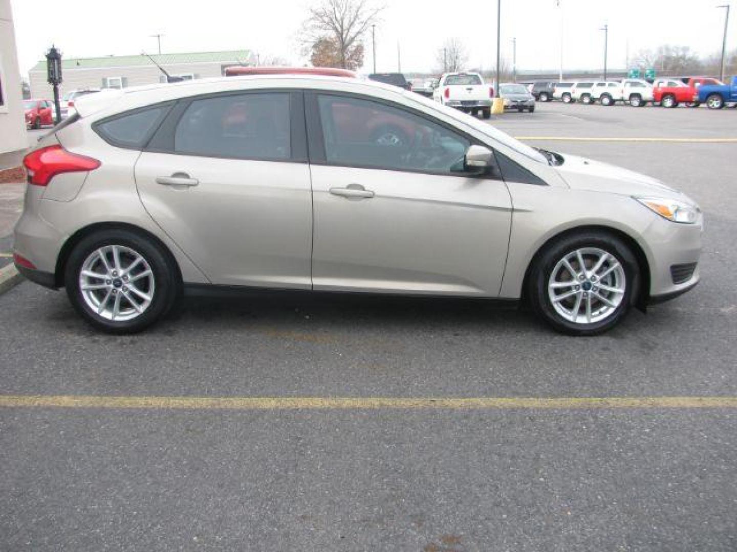 2016 Beige Ford Focus SE Hatch (1FADP3K25GL) with an 2.0L L4 DOHC 16V engine, located at 2443 Albert Pike, Hot Springs, AR, 71913, (501) 623-6255, 34.492222, -93.109993 - Photo#4