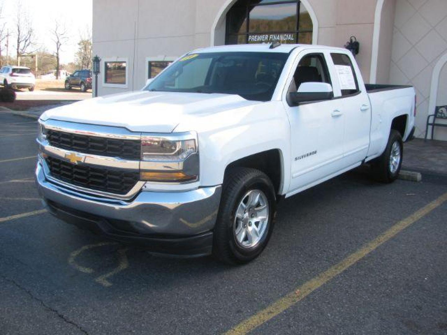 2019 White Chevrolet Silverado 1500 Work Truck Double Cab 2WD (2GCRCPEC3K1) with an 5.3L V8 OHV 16V engine, 6-Speed Automatic transmission, located at 2443 Albert Pike, Hot Springs, AR, 71913, (501) 623-6255, 34.492222, -93.109993 - Photo#0