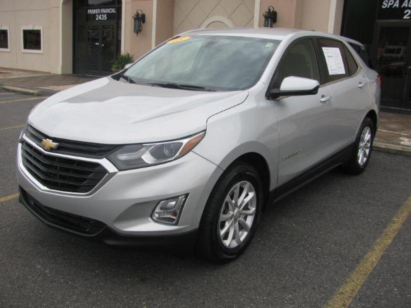 2018 Silver Chevrolet Equinox LT 2WD (3GNAXJEV0JL) with an 1.5L L4 DOHC 16V TURBO engine, 6-Speed Automatic transmission, located at 2443 Albert Pike, Hot Springs, AR, 71913, (501) 623-6255, 34.492222, -93.109993 - Photo#0