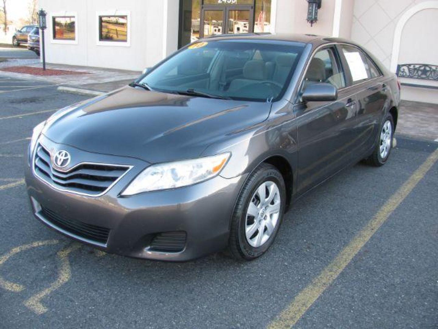 2010 Gray Toyota Camry LE 6-Spd AT (4T4BF3EK8AR) with an 2.5L L4 DOHC 16V engine, 6-Speed Automatic transmission, located at 2443 Albert Pike, Hot Springs, AR, 71913, (501) 623-6255, 34.492222, -93.109993 - Photo#0