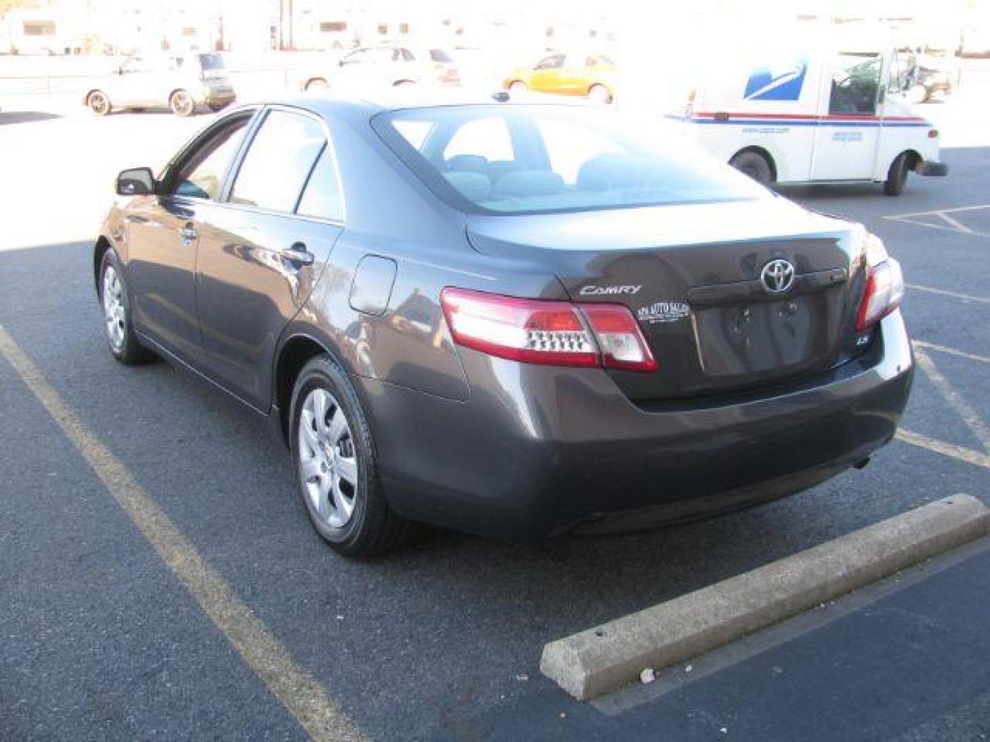 2010 Gray Toyota Camry LE 6-Spd AT (4T4BF3EK8AR) with an 2.5L L4 DOHC 16V engine, 6-Speed Automatic transmission, located at 2443 Albert Pike, Hot Springs, AR, 71913, (501) 623-6255, 34.492222, -93.109993 - Photo#2