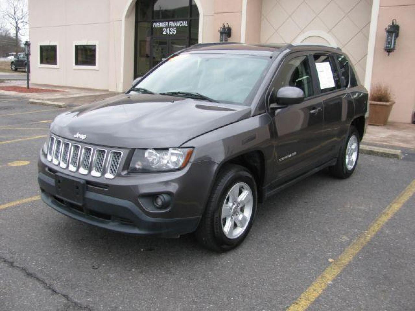 2016 Gray Jeep Compass Latitude FWD (1C4NJCEA1GD) with an 2.0L L4 DOHC 16V engine, Continuously Variable Transmission transmission, located at 2443 Albert Pike, Hot Springs, AR, 71913, (501) 623-6255, 34.492222, -93.109993 - Photo#0