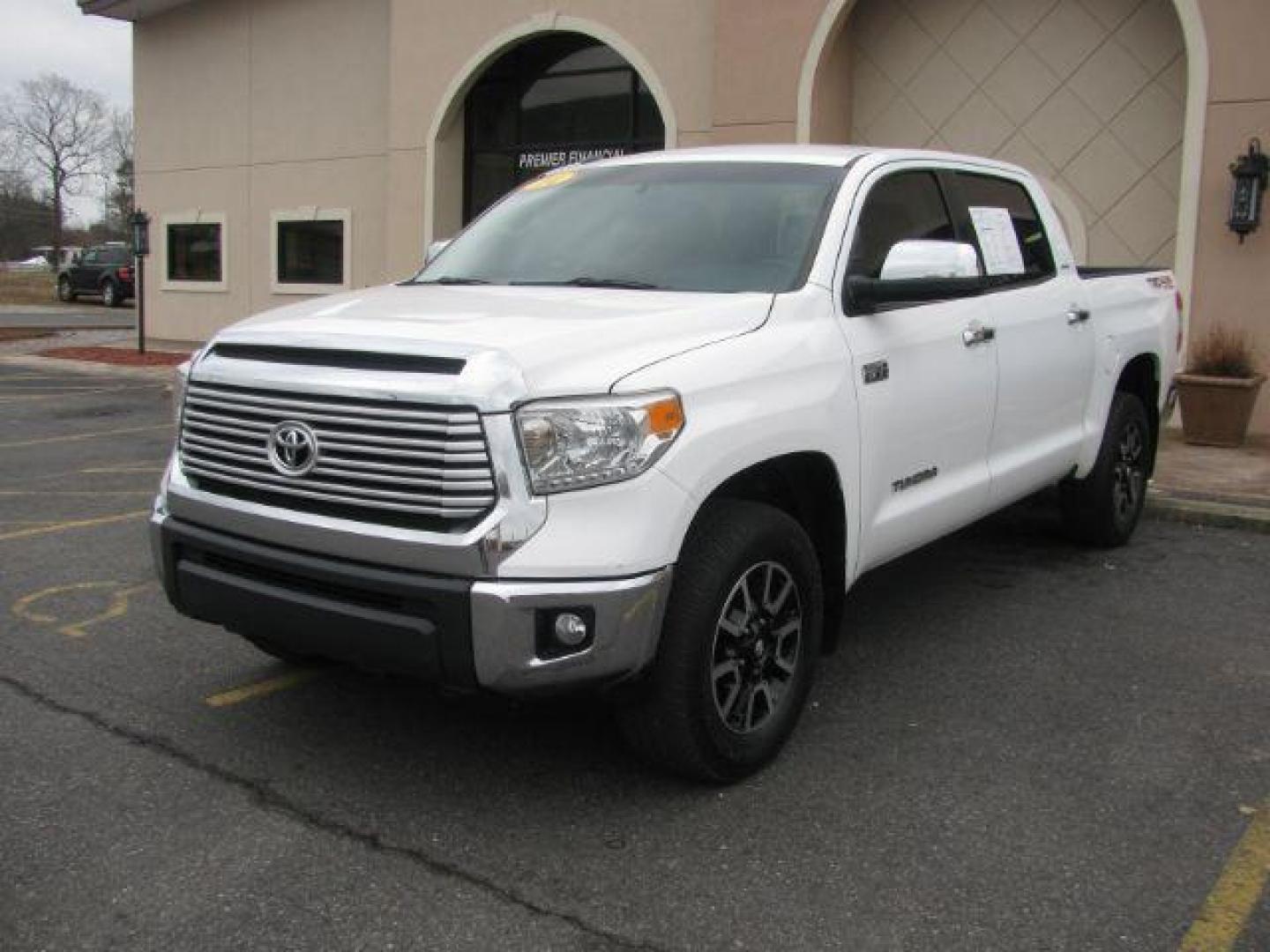 2014 White Toyota Tundra Limited 5.7L FFV CrewMax 4WD (5TFHW5F13EX) with an 5.7L V8 DOHC 32V FFV engine, 6-Speed Automatic transmission, located at 2443 Albert Pike, Hot Springs, AR, 71913, (501) 623-6255, 34.492222, -93.109993 - Photo#0