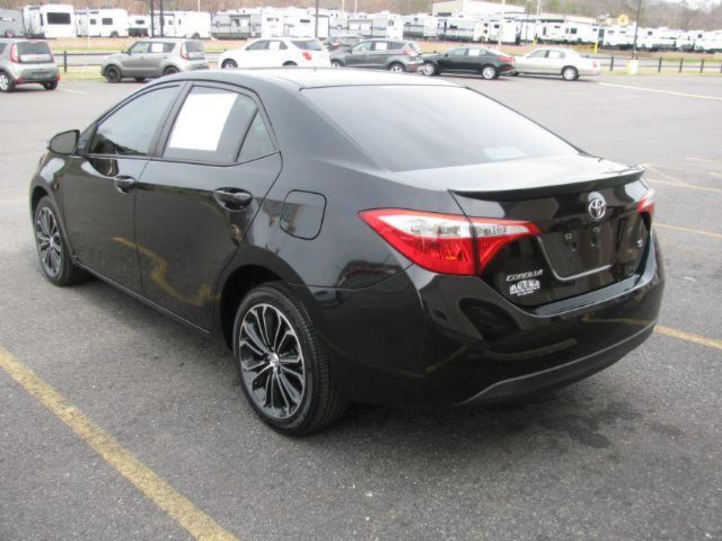 2015 Black Toyota Corolla S CVT (5YFBURHE5FP) with an 1.8L L4 DOHC 16V engine, Continuously Variable Transmission transmission, located at 2443 Albert Pike, Hot Springs, AR, 71913, (501) 623-6255, 34.492222, -93.109993 - Photo#2