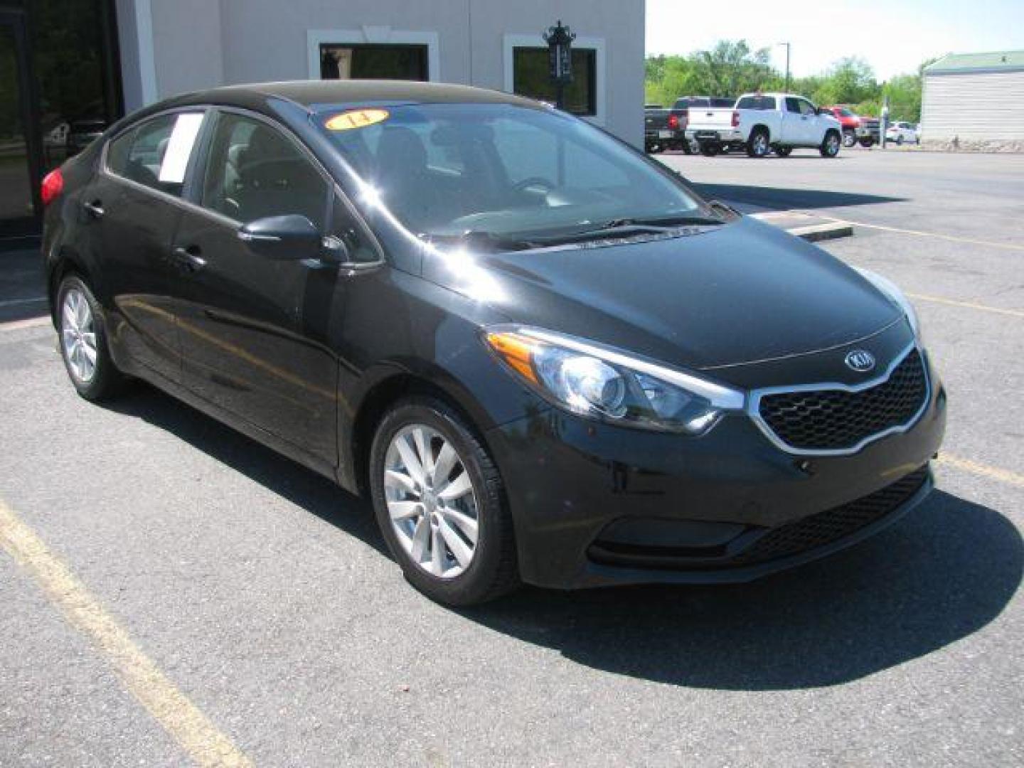 2014 Black Kia Forte EX (KNAFX4A67E5) with an 1.8L L4 DOHC 16V engine, 6-Speed Automatic transmission, located at 2443 Albert Pike, Hot Springs, AR, 71913, (501) 623-6255, 34.492222, -93.109993 - Photo#0