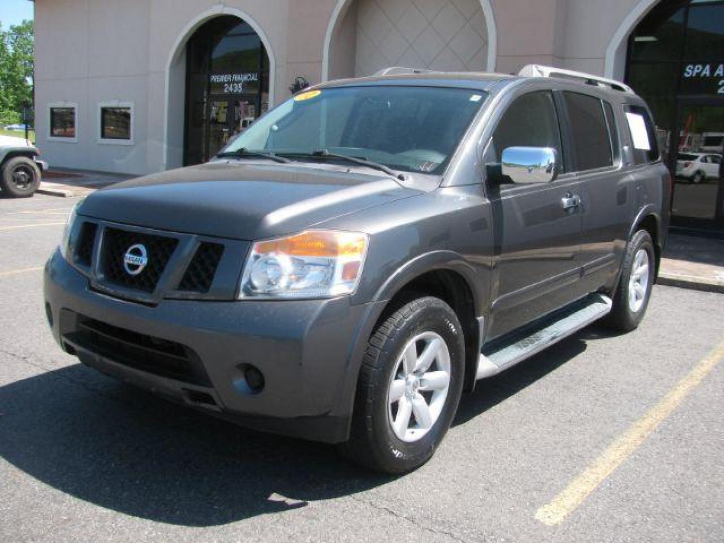 2010 Gray Nissan Armada SE 2WD (5N1BA0ND8AN) with an 5.6L V8 DOHC 32V FFV engine, 5-Speed Automatic transmission, located at 2443 Albert Pike, Hot Springs, AR, 71913, (501) 623-6255, 34.492222, -93.109993 - Photo#0