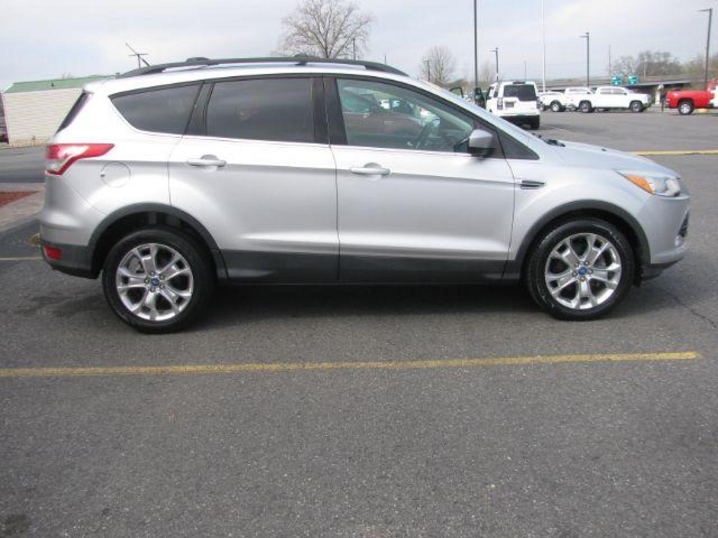 2013 Silver Ford Escape SE FWD (1FMCU0GX7DU) with an 1.6L L4 DOHC 16V engine, 6-Speed Automatic transmission, located at 2443 Albert Pike, Hot Springs, AR, 71913, (501) 623-6255, 34.492222, -93.109993 - Photo#4