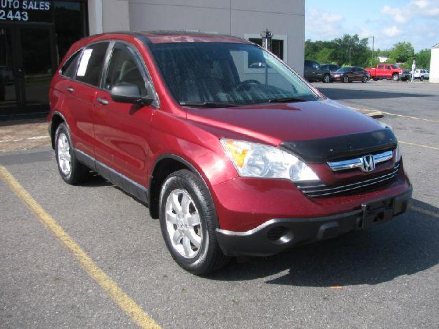 2007 Maroon Honda CR-V EX 2WD AT (JHLRE38527C) with an 2.4L L4 DOHC 16V engine, 5-Speed Automatic transmission, located at 2443 Albert Pike, Hot Springs, AR, 71913, (501) 623-6255, 34.492222, -93.109993 - Photo#0