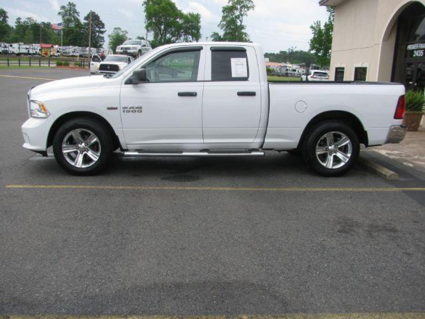 2017 White RAM 1500 Tradesman Quad Cab 2WD (1C6RR6FT0HS) with an 5.7L V8 OHV 16V engine, 8-Speed Automatic transmission, located at 2443 Albert Pike, Hot Springs, AR, 71913, (501) 623-6255, 34.492222, -93.109993 - Photo#1