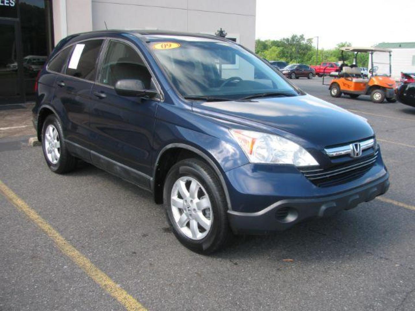 2009 Blue Honda CR-V EX 2WD 5-Speed AT (5J6RE385X9L) with an 2.4L L4 DOHC 16V engine, 5-Speed Automatic transmission, located at 2443 Albert Pike, Hot Springs, AR, 71913, (501) 623-6255, 34.492222, -93.109993 - Photo#0