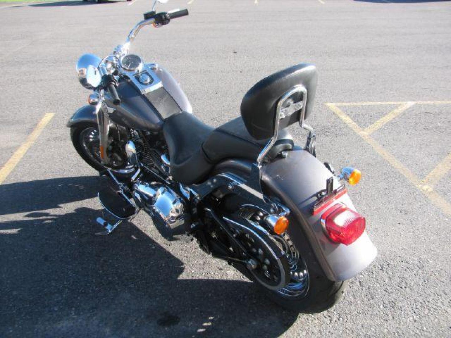 2016 Gray Harley-Davidson FLSTF103 Fat Boy - (1HD1BXV36GC) with an 1690CC engine, located at 2443 Albert Pike, Hot Springs, AR, 71913, (501) 623-6255, 34.492222, -93.109993 - Photo#3