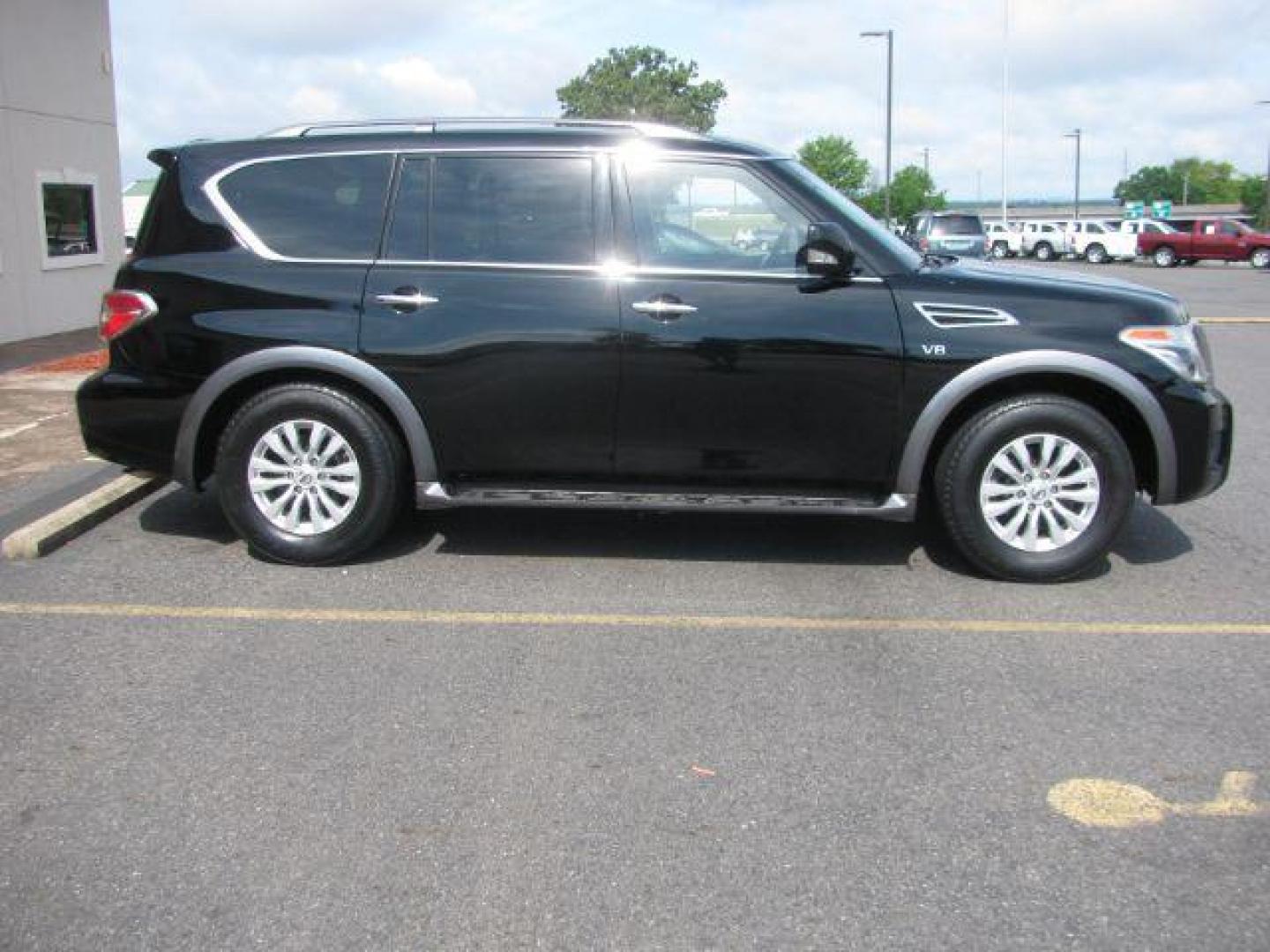 2018 Black Nissan Armada SV 2WD (JN8AY2ND5J9) with an 5.6L V8 DOHC 32V engine, 7-Speed Automatic transmission, located at 2443 Albert Pike, Hot Springs, AR, 71913, (501) 623-6255, 34.492222, -93.109993 - Photo#1