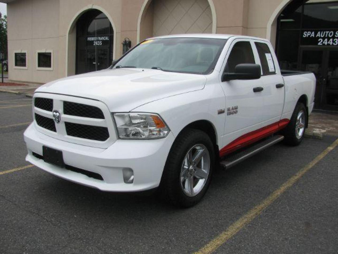 2017 White RAM 1500 Tradesman Quad Cab 2WD (1C6RR6FT1HS) with an 5.7L V8 OHV 16V engine, 8-Speed Automatic transmission, located at 2443 Albert Pike, Hot Springs, AR, 71913, (501) 623-6255, 34.492222, -93.109993 - Photo#0