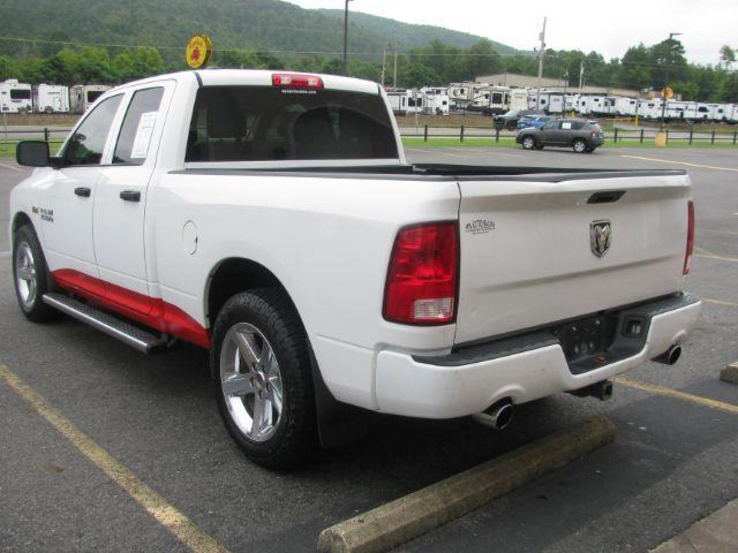 2017 White RAM 1500 Tradesman Quad Cab 2WD (1C6RR6FT1HS) with an 5.7L V8 OHV 16V engine, 8-Speed Automatic transmission, located at 2443 Albert Pike, Hot Springs, AR, 71913, (501) 623-6255, 34.492222, -93.109993 - Photo#2