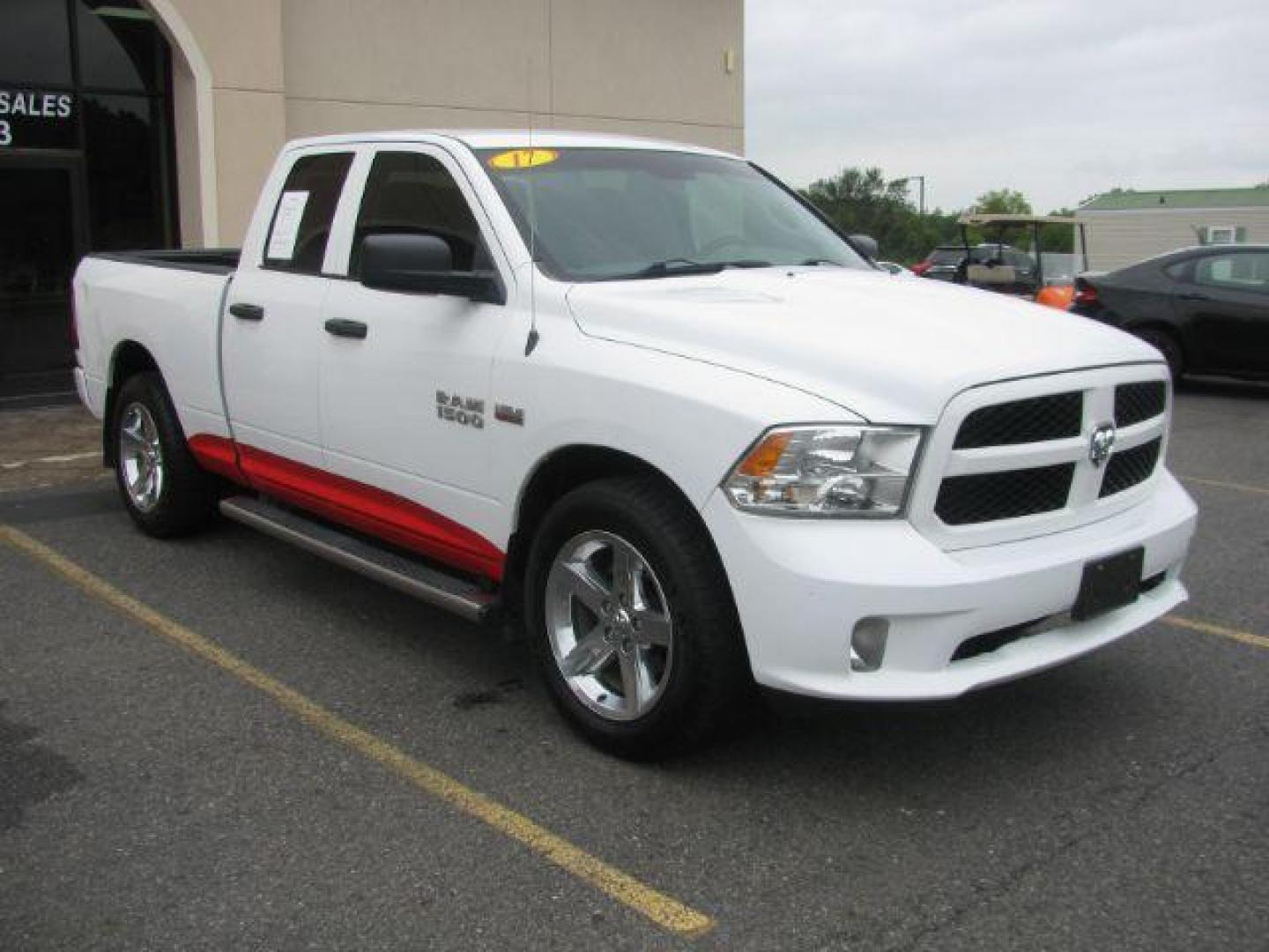 2017 White RAM 1500 Tradesman Quad Cab 2WD (1C6RR6FT1HS) with an 5.7L V8 OHV 16V engine, 8-Speed Automatic transmission, located at 2443 Albert Pike, Hot Springs, AR, 71913, (501) 623-6255, 34.492222, -93.109993 - Photo#6