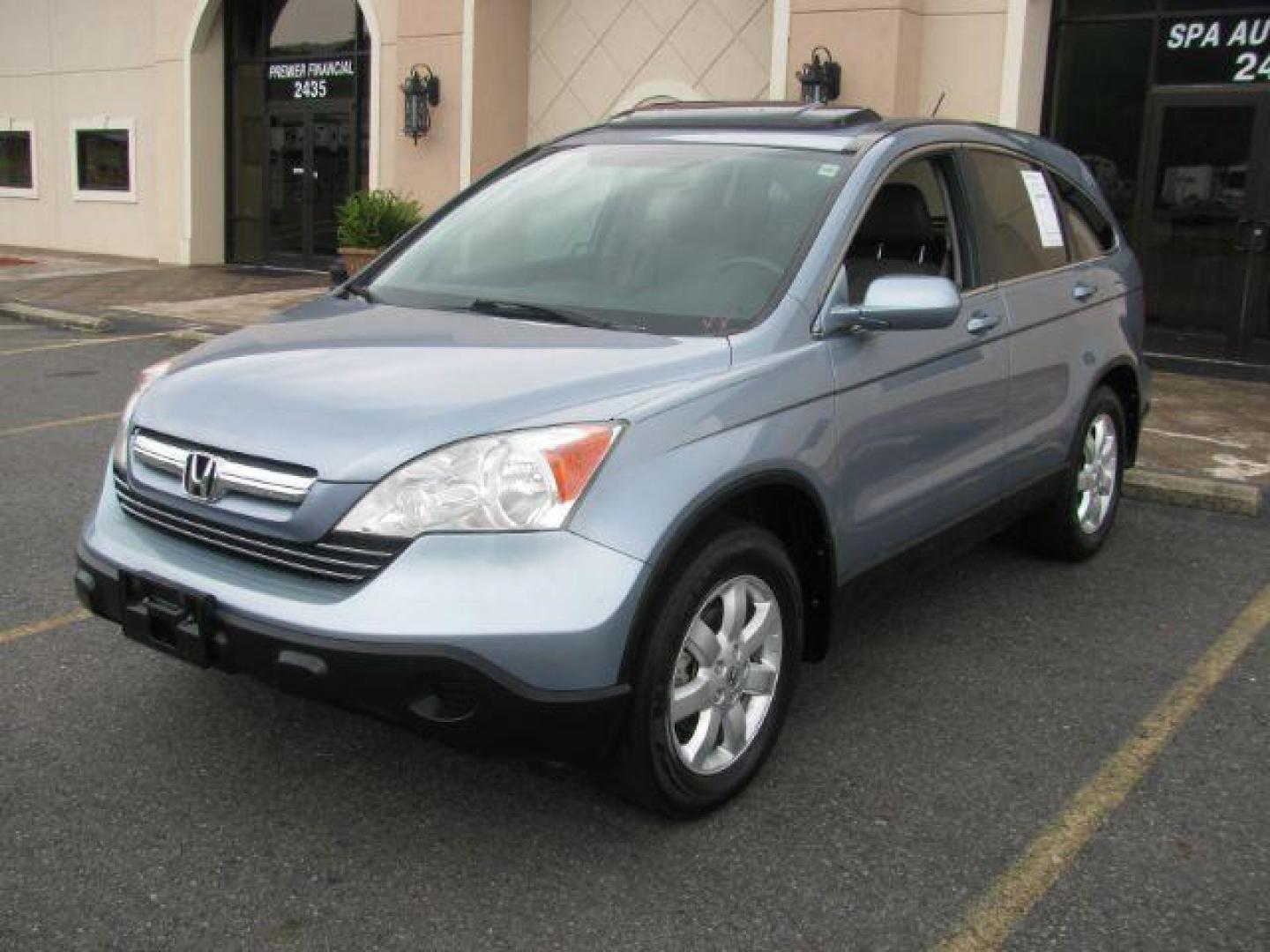 2008 Blue Honda CR-V EX-L 2WD AT (5J6RE38738L) with an 2.4L L4 DOHC 16V engine, 5-Speed Automatic transmission, located at 2443 Albert Pike, Hot Springs, AR, 71913, (501) 623-6255, 34.492222, -93.109993 - Photo#0