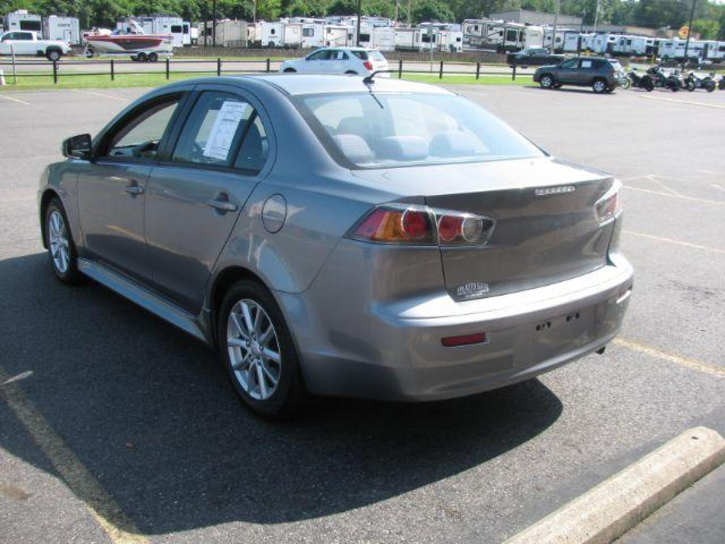 2016 Gray Mitsubishi Lancer ES CVT (JA32U2FU1GU) with an 2.0L L4 SOHC 16V engine, Continuously Variable Transmission transmission, located at 2443 Albert Pike, Hot Springs, AR, 71913, (501) 623-6255, 34.492222, -93.109993 - Photo#3