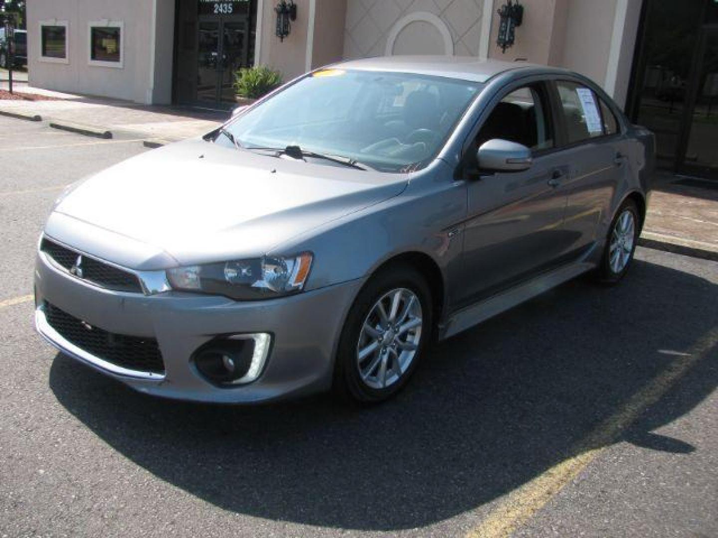 2016 Gray Mitsubishi Lancer ES CVT (JA32U2FU1GU) with an 2.0L L4 SOHC 16V engine, Continuously Variable Transmission transmission, located at 2443 Albert Pike, Hot Springs, AR, 71913, (501) 623-6255, 34.492222, -93.109993 - Photo#5