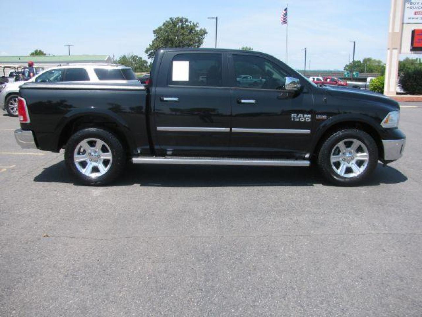 2015 Black RAM 1500 Longhorn Crew Cab SWB 2WD (1C6RR6PT0FS) with an 5.7L V8 OHV 16V engine, 8-Speed Automatic transmission, located at 2443 Albert Pike, Hot Springs, AR, 71913, (501) 623-6255, 34.492222, -93.109993 - Photo#1