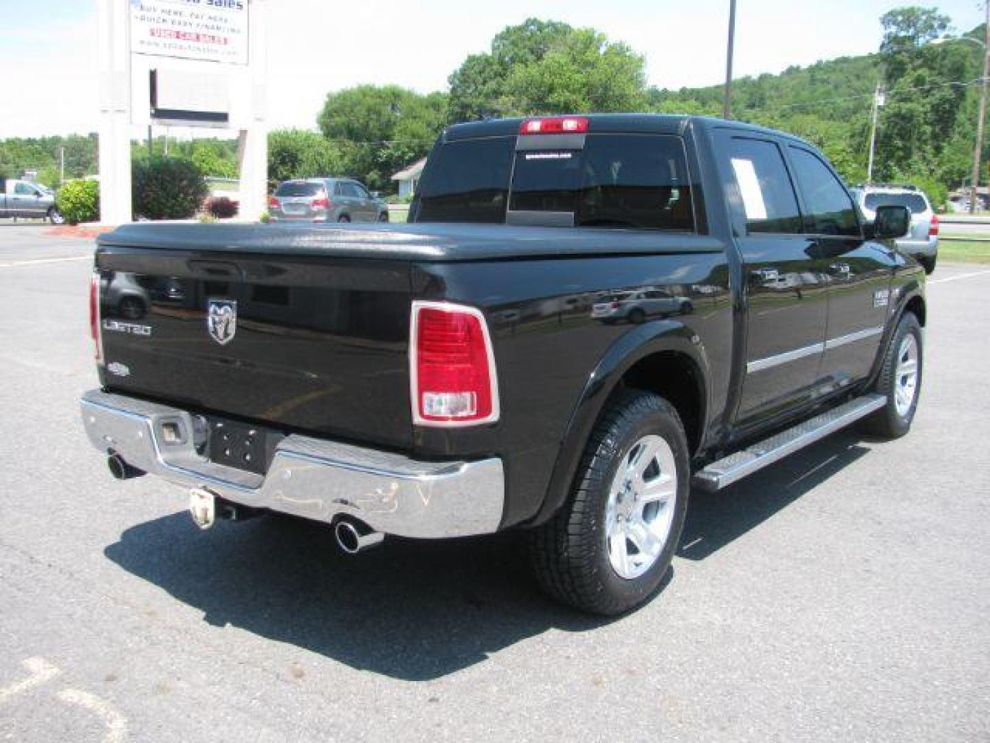 2015 Black RAM 1500 Longhorn Crew Cab SWB 2WD (1C6RR6PT0FS) with an 5.7L V8 OHV 16V engine, 8-Speed Automatic transmission, located at 2443 Albert Pike, Hot Springs, AR, 71913, (501) 623-6255, 34.492222, -93.109993 - Photo#2