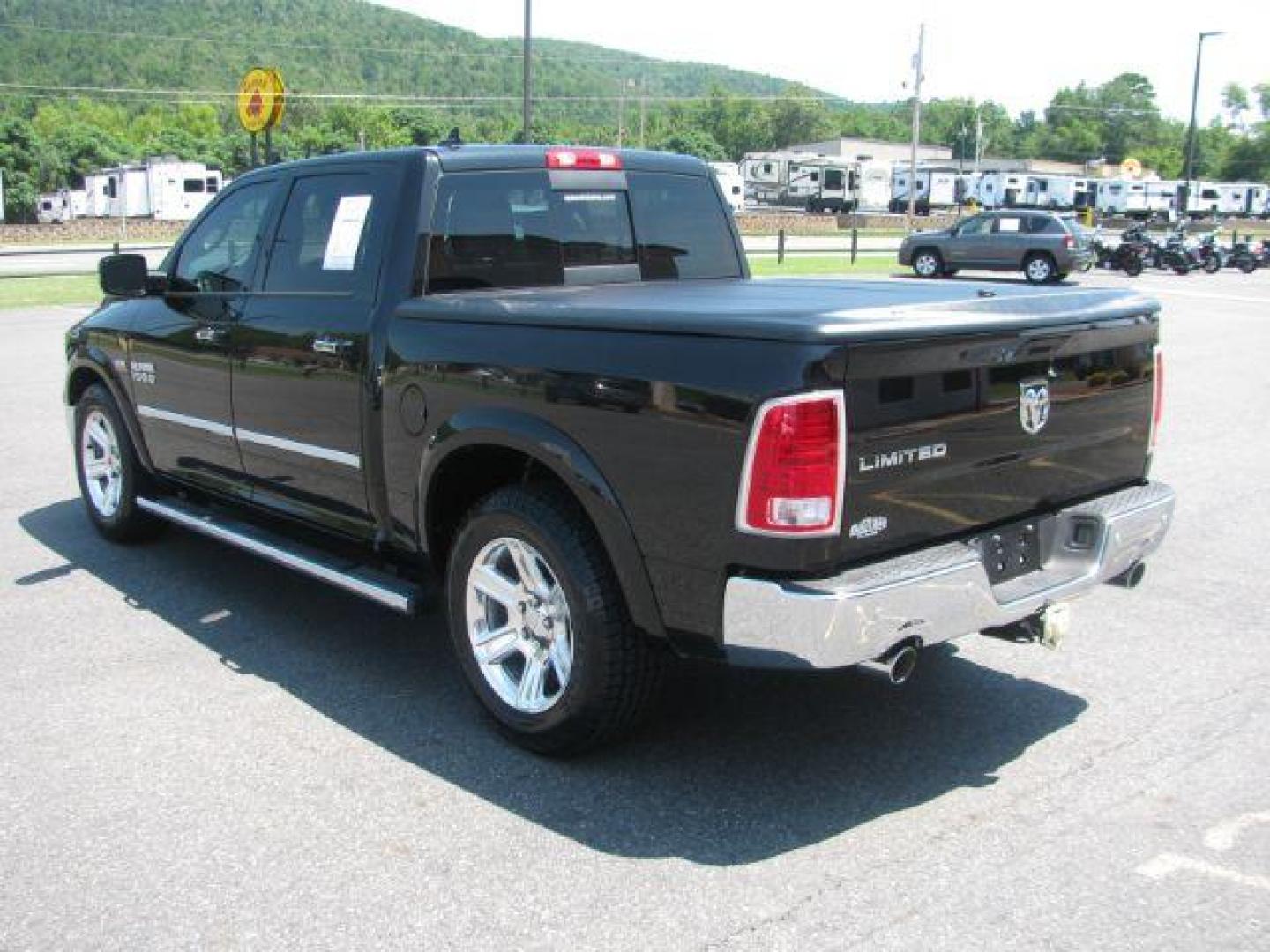 2015 Black RAM 1500 Longhorn Crew Cab SWB 2WD (1C6RR6PT0FS) with an 5.7L V8 OHV 16V engine, 8-Speed Automatic transmission, located at 2443 Albert Pike, Hot Springs, AR, 71913, (501) 623-6255, 34.492222, -93.109993 - Photo#3