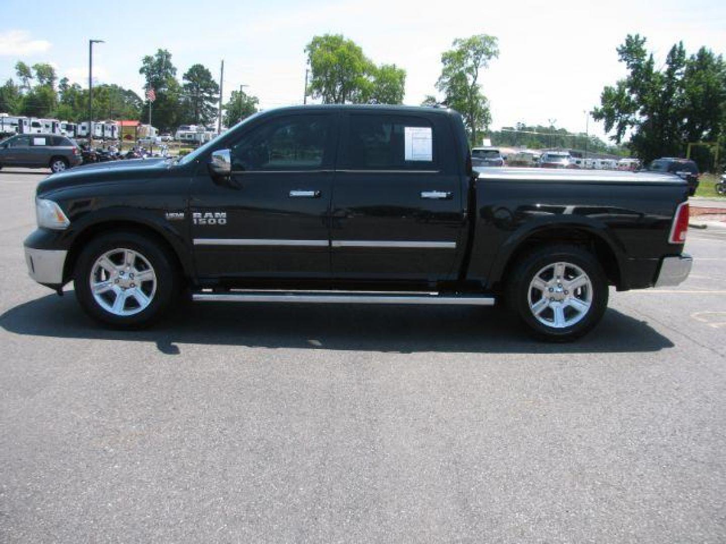 2015 Black RAM 1500 Longhorn Crew Cab SWB 2WD (1C6RR6PT0FS) with an 5.7L V8 OHV 16V engine, 8-Speed Automatic transmission, located at 2443 Albert Pike, Hot Springs, AR, 71913, (501) 623-6255, 34.492222, -93.109993 - Photo#4