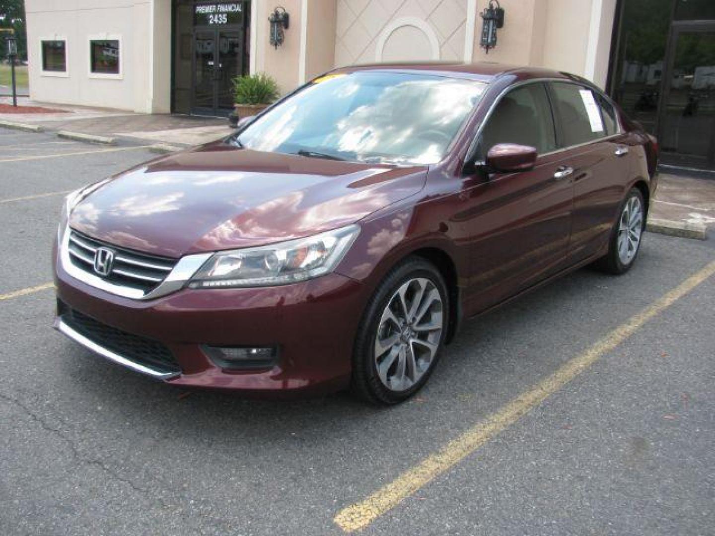 2015 Maroon Honda Accord Sport Sedan CVT (1HGCR2F54FA) with an 2.4L L4 DOHC 16V engine, Continuously Variable Transmission transmission, located at 2443 Albert Pike, Hot Springs, AR, 71913, (501) 623-6255, 34.492222, -93.109993 - Photo#5